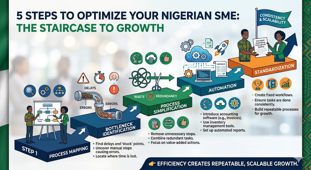 Business Process Optimization Techniques for Ghana SMEs